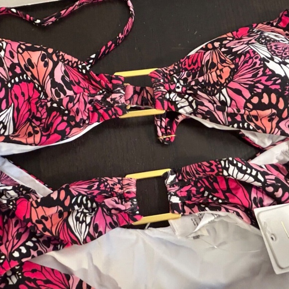 L*Space Trinity One Piece Cutout Swimsuit Butterfly Design Size S - NWT - Picture 11 of 16